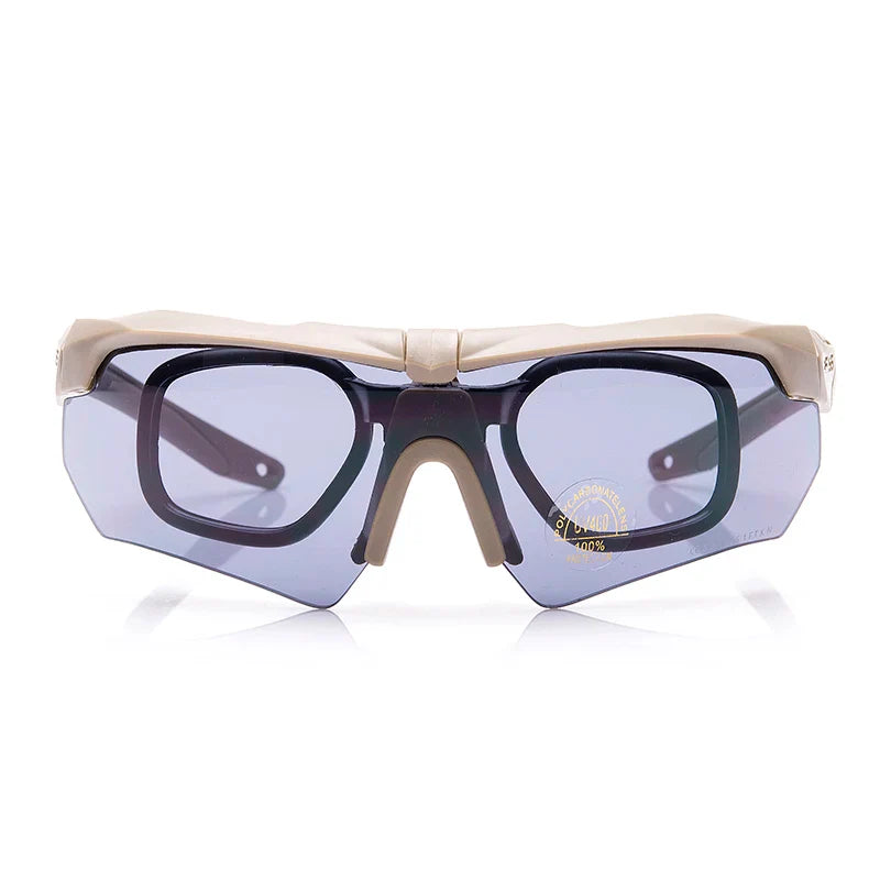 Polarisierte taktische ballistische Brille UV400 