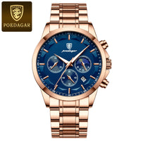 Roségold Blau Edelstahl