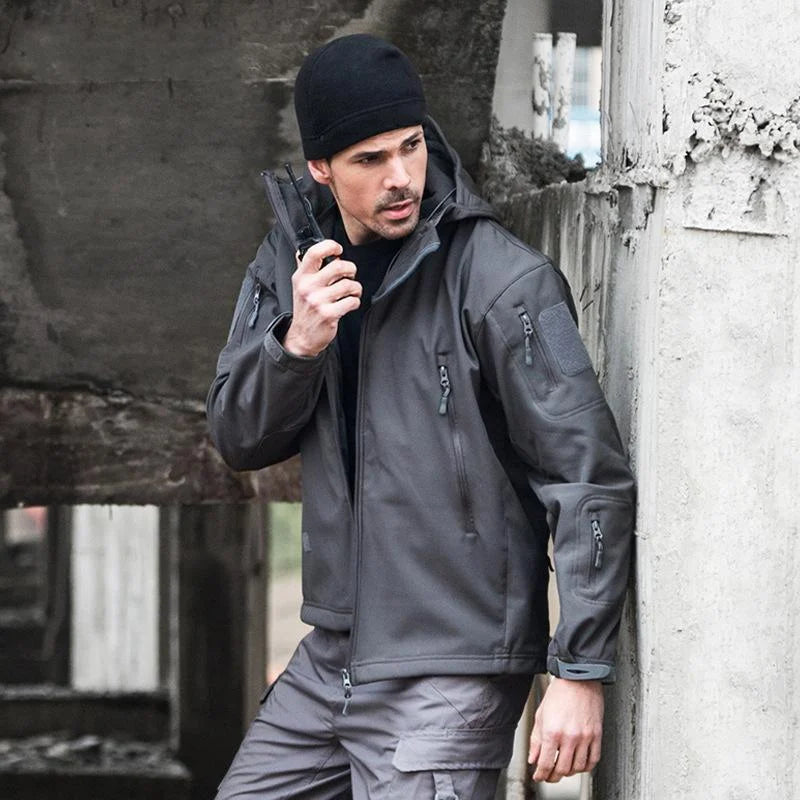 WASSERDICHTE MILITÄRJACKE FÜR HERREN