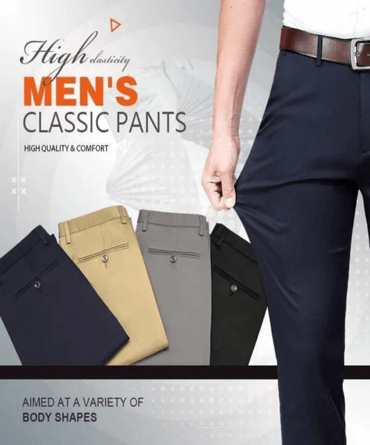 Kingwooh High Stretch klassische Hose für Herren 
