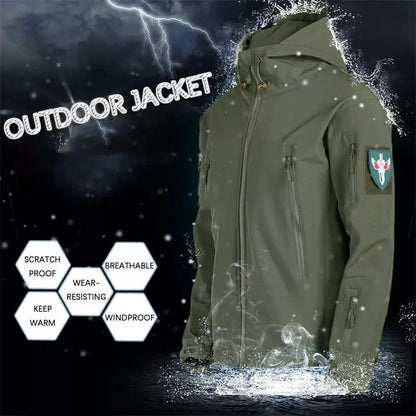 WASSERDICHTE MILITÄRJACKE FÜR HERREN